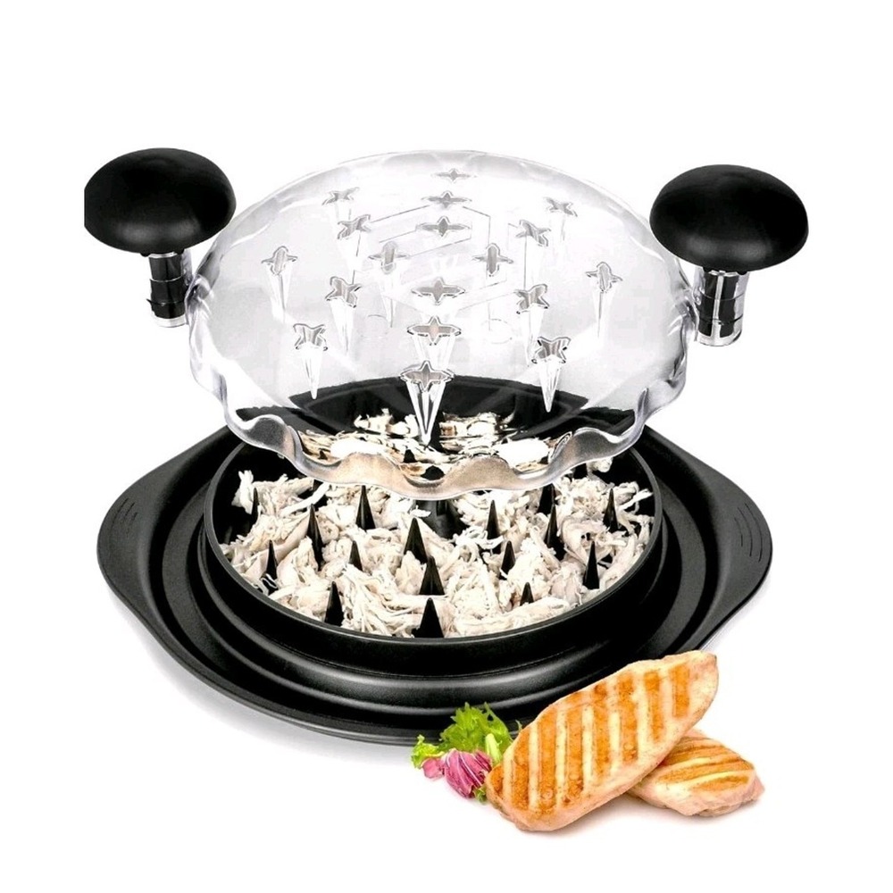 Luxie Culinary Chicken Shredder Tool Anti-Slip BPA Free Meat Claws Black s27
